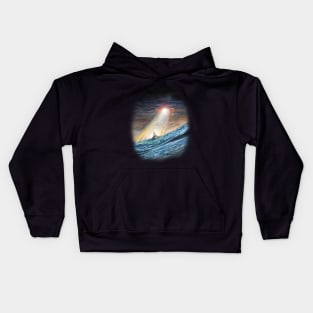 Adrift, But Not Lost. Kids Hoodie